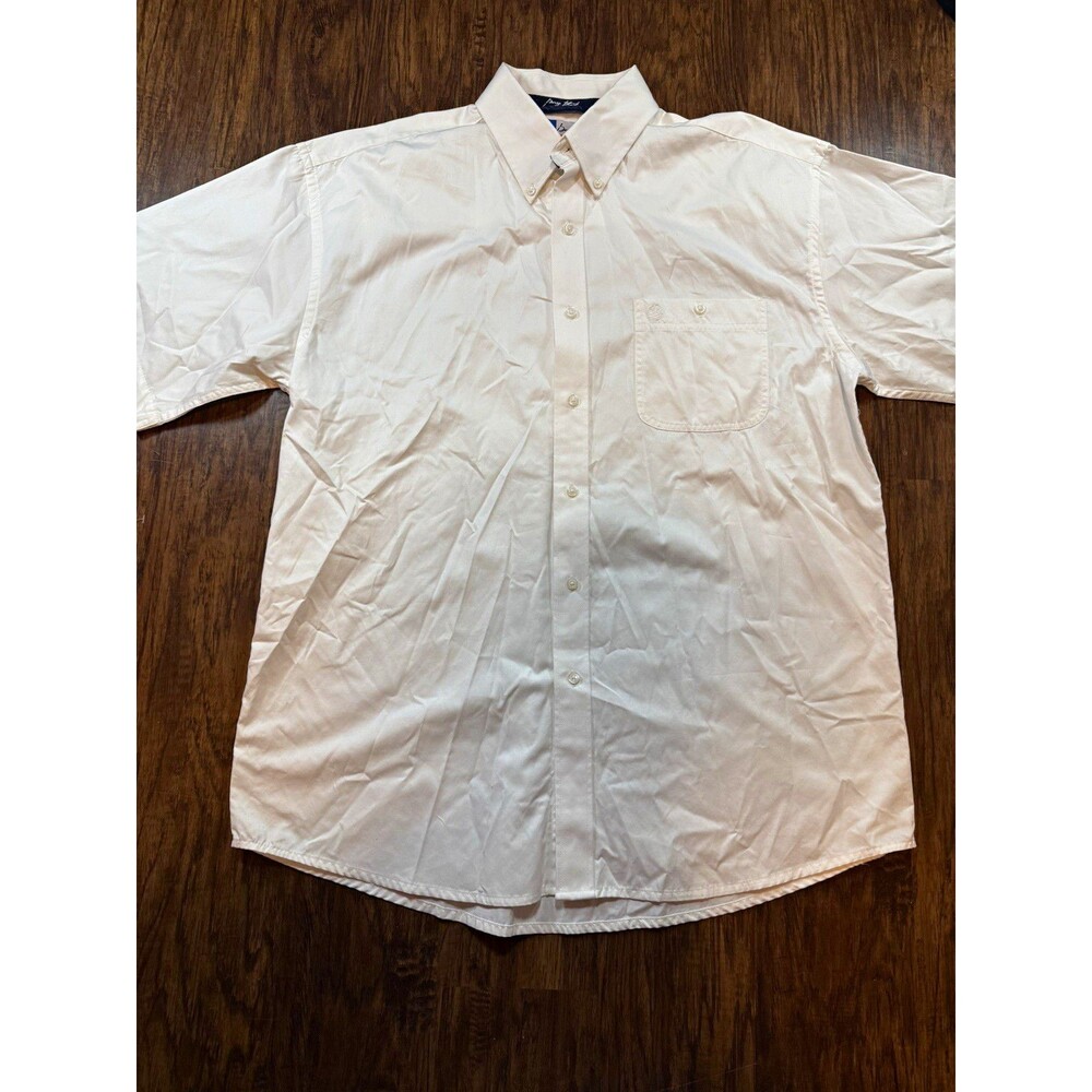 Wrangler George Strait Men’s 2XL White Long Sleeve Cotton Button Up Cowboy